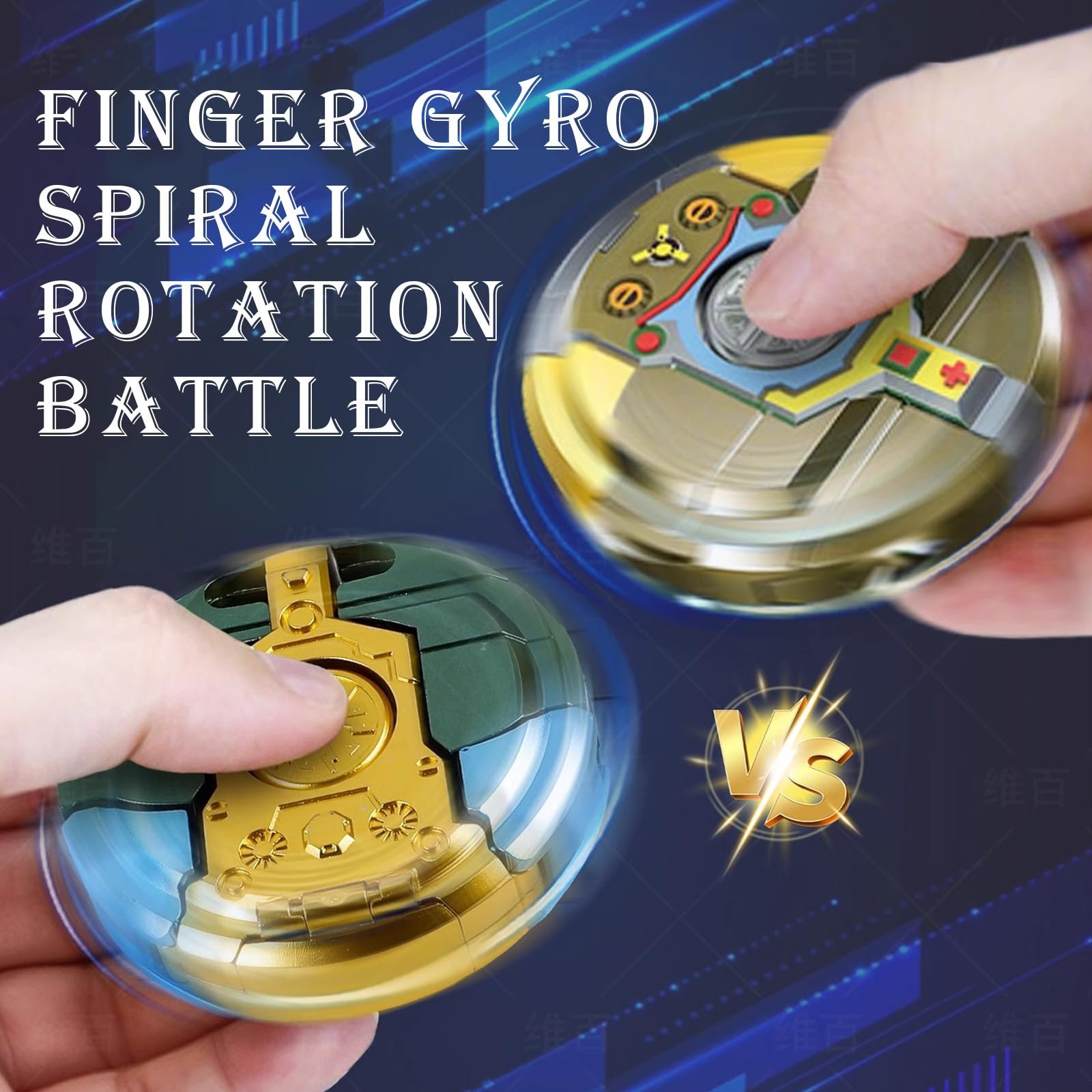 2 In 1 Transformable Roboter Fidget Spinner Spielzeug | Sensorisches Stressabbau Verformbares Mini Roboter Spielzeug Für Kinder & - Image 5